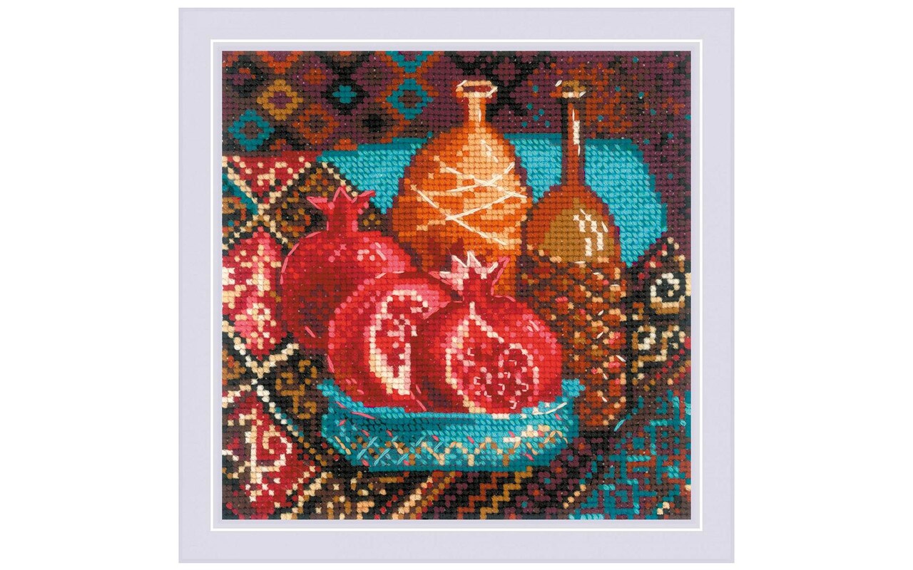 Riolis Diamond Mosaic Kit 7.75x7.75&#x22; Pomegranates